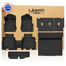 Floor Mats Cargo Liner Backrest Mat Set for 2021-2026 Ford Bronco 4 Door LASFIT