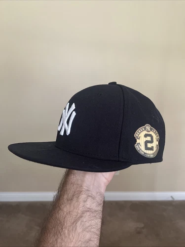 New Era NY Yankees Derek Jeter Hat Retirement Patch 59Fifty Fitted 7 1/4