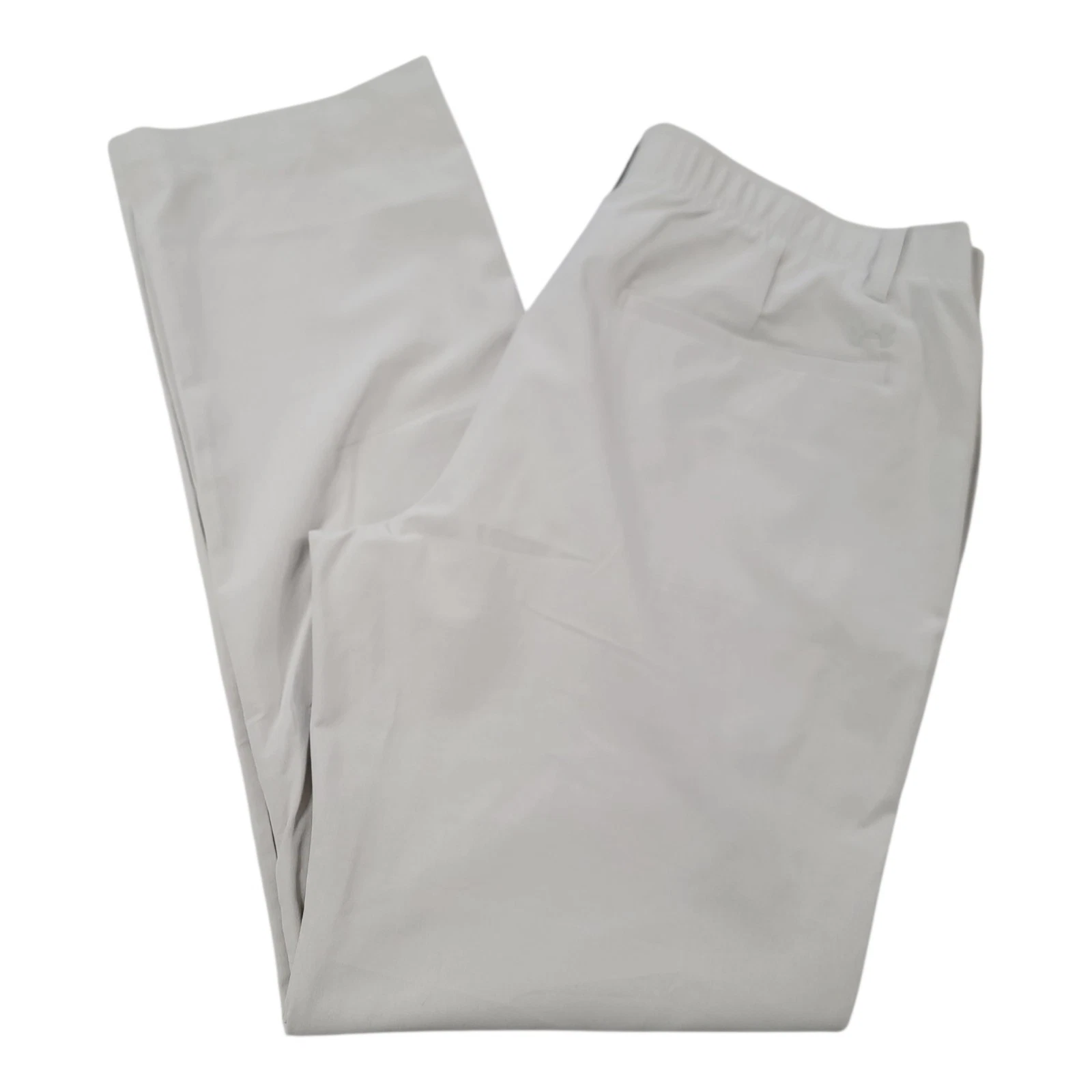 Under Armour Match Play Golf Pants Mens Size 36x32 Flat Front Beige Lightweight