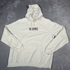 Taylor Swift Hoodie Mens Medium Beige The Eras Tour Sweatshirt Pullover Fleece