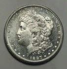 1887 S MORGAN DOLLAR BU DETAILS