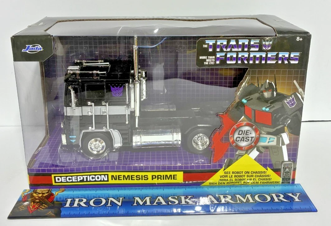 Camion Peterbilt 352 Transformers Nemesis Prime - Modèle Réduit Jada 1:24 - Neuf