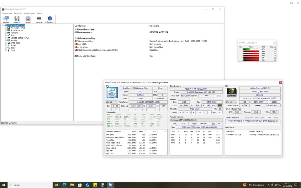 CPU Intel Core i7-990X Extreme Edition 6 x 3,46GH SLBVZ LGA 1366 Processor - Immagine 2 di 4