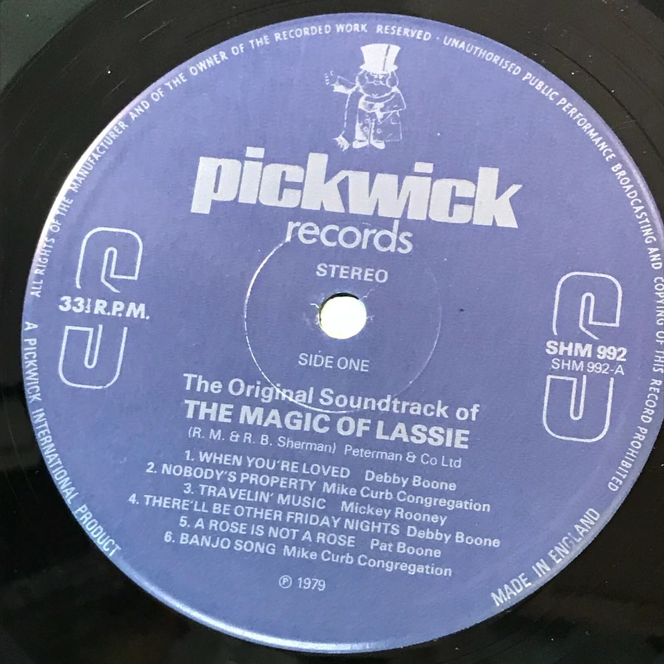 ORIGINAL SOUNDTRACK The Magic Of Lassie 1979 UK Vinyl LP Film Debby Pat Boone - Image 4 of 4