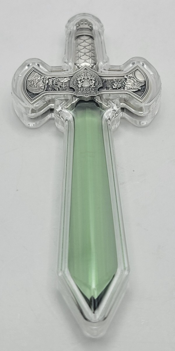 2025 Excalibur 1 oz .999 Fine Silver Sword Shaped Coin w