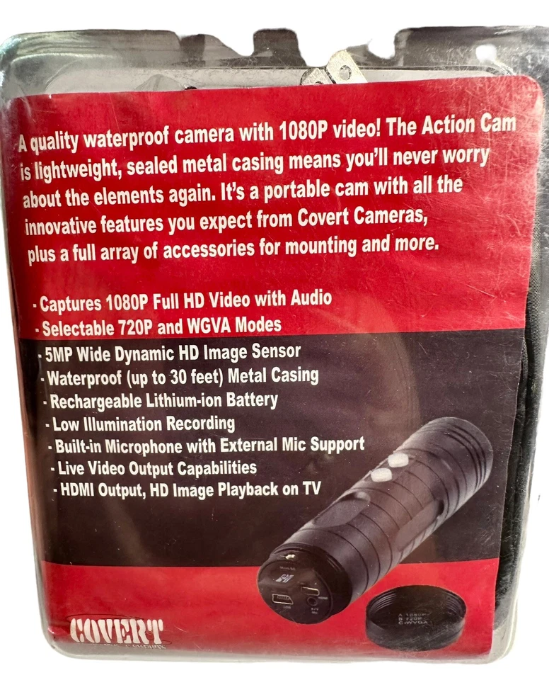 Covert Scouting Cameras Action Cam 1080 Full HD Video With Audio - Image 2 of 4