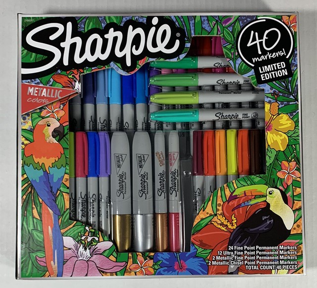 Sharpie Permanent Markers Limited Edition Holiday Set 40 Count for sale