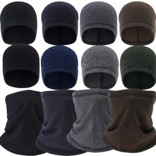 Winter Neck Warmer Gaiter Fleece Windproof Skiing Hat Cover Scarf for Men Women