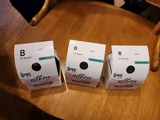 3 Leggs Silken Mist Pantyhose  B Jet Black Silky Sheer Leg Shaper Panty