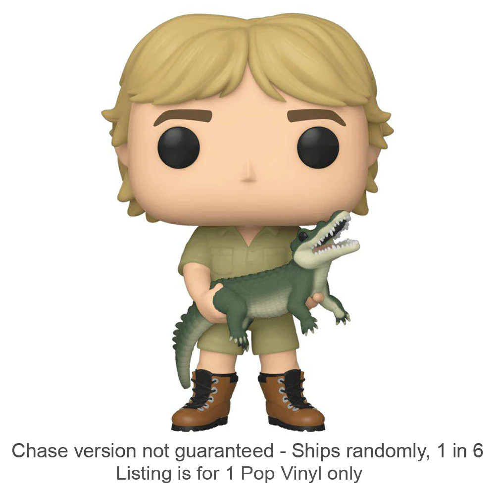 En Oferta Crocodile Hunter Steve Irwin Pop! Vinyl Action Figure Displaychase Ships 1 In 6
