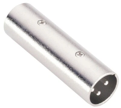 ADAM HALL XLR Adapter 3-pol male männlich auf XLR male Stecker Audio Verbinder