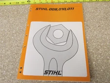 Stihl Chainsaw 009, 010, 011 Service Manual