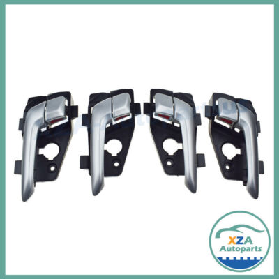 4Pcs Front Rear LH RH Inside Door Handle Set For KIA Picanto 11-16