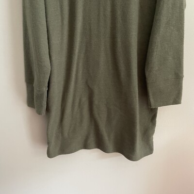 green emerald velvet dress Rent Abercrombie & Fitch Long Sleeve Satin Draped Dress In Green