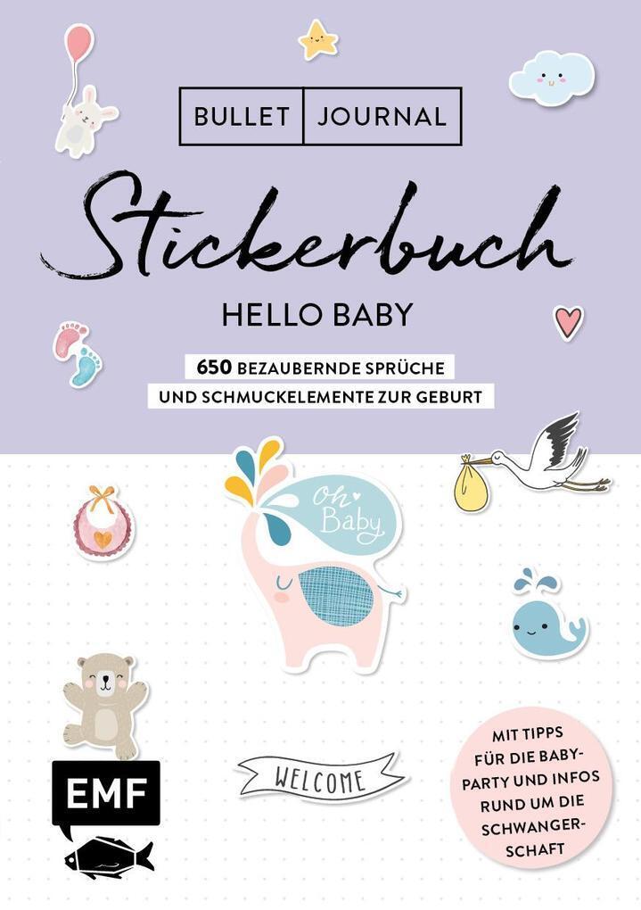 Thumbnail - Bullet Journal - Stickerbuch Hello Baby: 750 Bezaubernde Sprüche Und