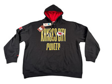Mitchell Ness Kansas City Chiefs NFL OG Fleece 2.0 Hoodie Mens 3XL Black Team