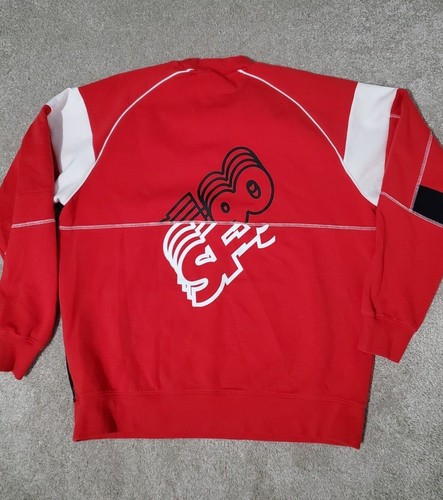 Puma Sweatshirt Mens Size XL Scuderia Ferrari Street Crewneck Rosso Corsa Red - Picture 5 of 8