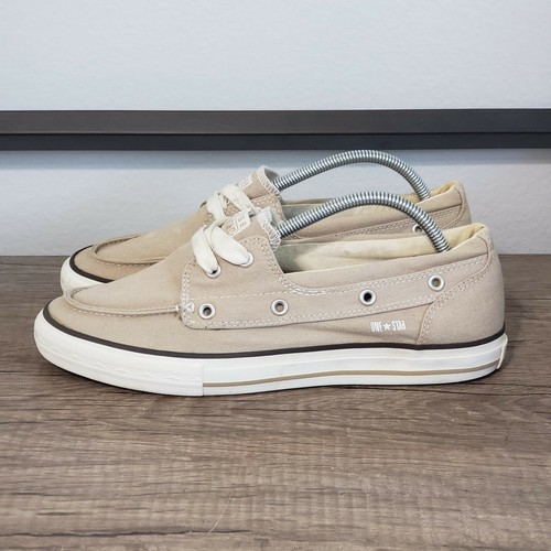 beige one star converse