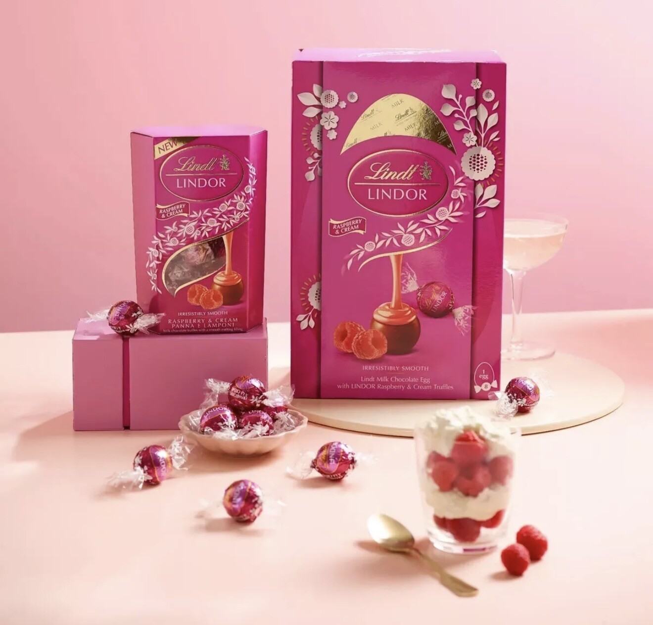 Lindt Lindor Raspberry & Cream Truffles 200g | eBay UK