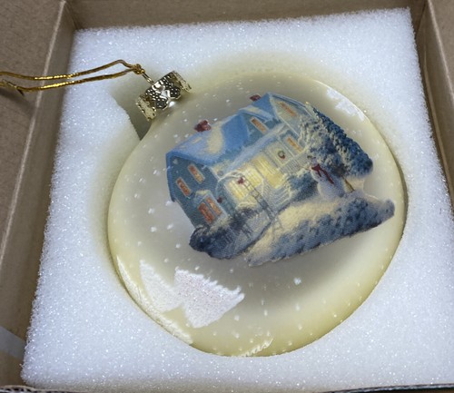 Adorno de Navidad Thomas Kinkade Pintor de Luz Colección Pinceles - Imagen 4 de 4