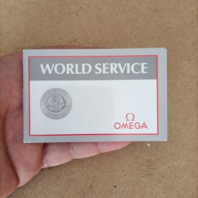 Omega, Instructions Booklet, Libretto Istruz. Vintage 90, Good Conditions - Used