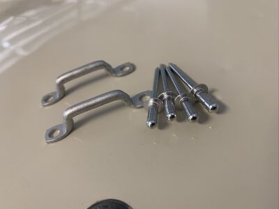 Land Rover Series 2 2a 3 Canvas Rope Galvanised Staples RRC3966 Aluminium Rivets