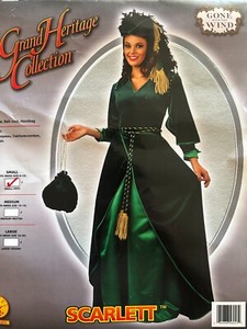 ugly green prom dress Scarlett O'hara Curtain dress, Scarlett O'hara Costume Green Gown by V –  Hoprom