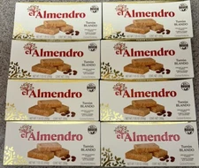 El Almendro Turron Blando -Creamy almond turron 7.05 Oz (8 PACK) FREE SHIPPING