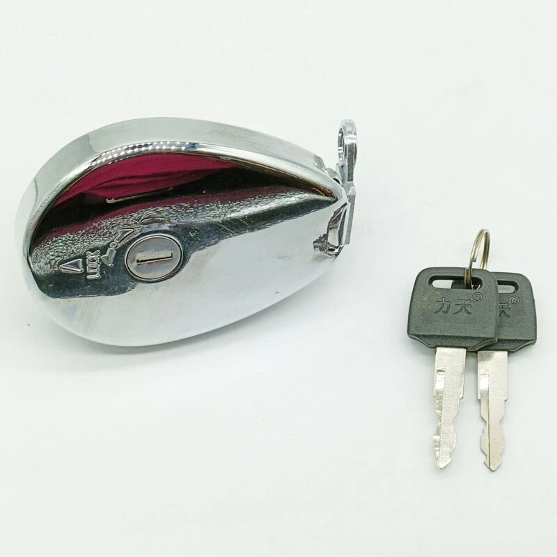 Cubierta de tapa de tanque de combustible CNC con llave para Kawasaki ZR1100 Zephyr 1100 1992 1993-2006 Foto 3 de 4