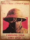 Tin Sign Vintage Fallout Careless Talk Cost Lives