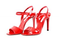 Prada Leder Sandalen Pumps Schuhe - 1X296F - Rot - Neu - 39,5 40 Uk 6.5