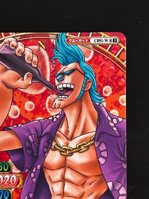 Franky ONE PIECE Card Holo C091-W R 3 ONEPY B MATCH Japanese