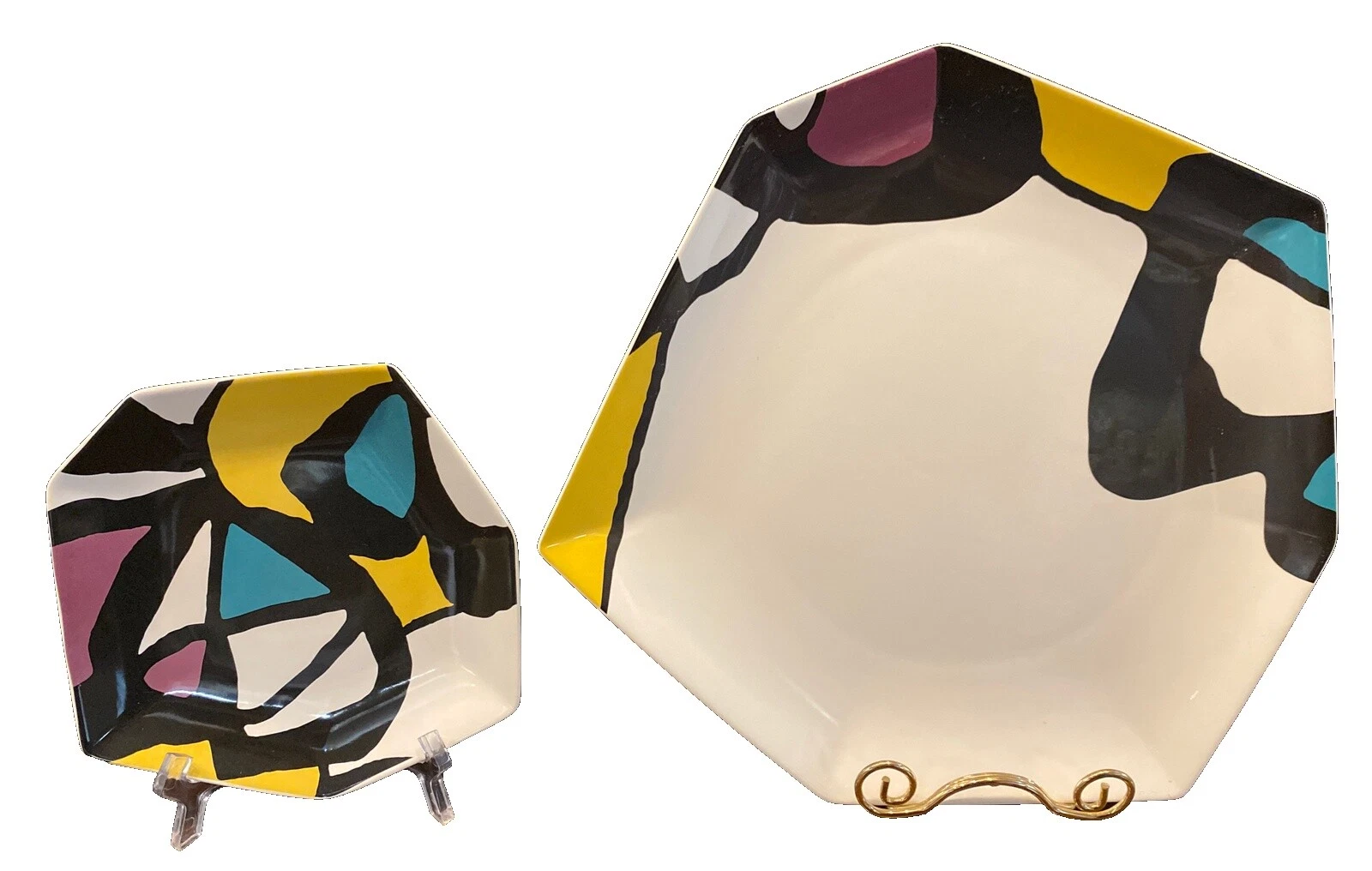 Placa abstracto Cerámica Servicio de Cena Conjuntos