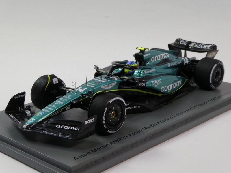 Spark Aston Martin AMR23 #14 Fernando Alonso 2Nd Canada GP