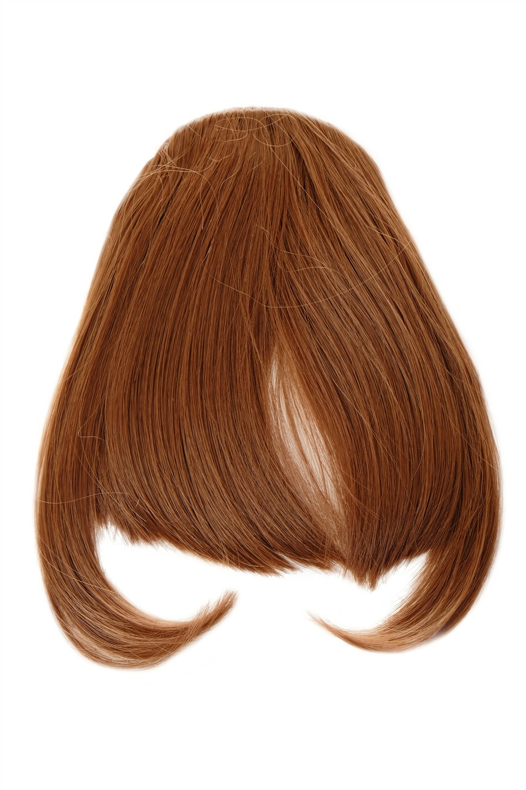 Clip-In Pony Hair Insert Long Strands on the Side Copper Brown YZF-W1030-30