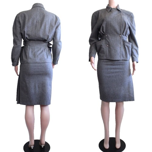 Rare Thierry Mugler Setup Suit 80s 90s Pink Size 7AR 60-88 from