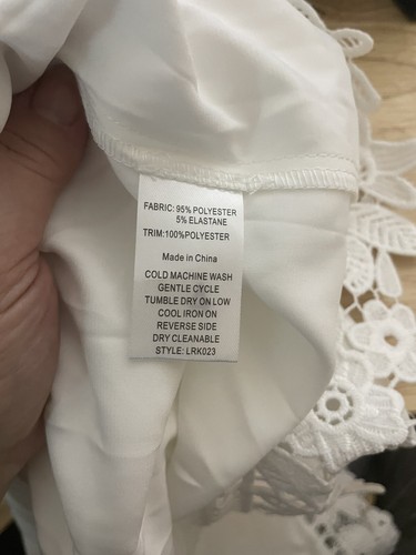 Le Rose Lauren Lace Satin Robe White Bridesmaid Wedding Satin Sz 4-6 - Picture 6 of 7