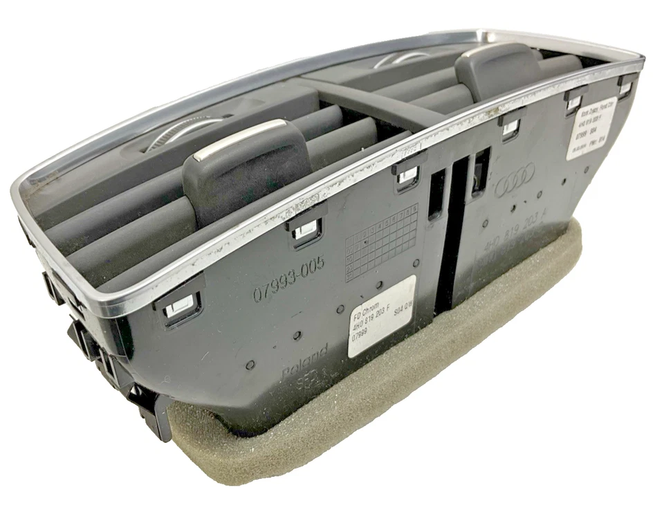 Audi A8 2015 consola central interior trasera unidad de ventilación de aire OEM # 4H0819203F Foto 3 de 4