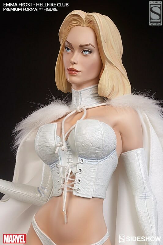 SIDESHOW EXCLUSIVE EMMA FROST X-MEN HELL FIRE CLUB PREMIUM FORMAT