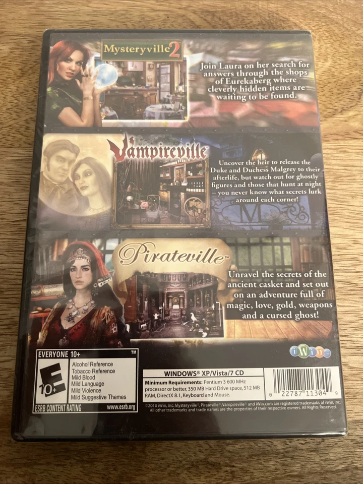 Neville 3 Pack Pc Cd-ROM Video Game E-Everyone New Sealed - Image 2 of 4