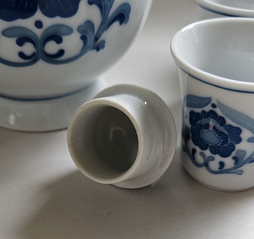 Chinese Porcelain Demitasse Tea Set Creature Spout Ancient Style Qing Dynasty - Picture 10 of 17