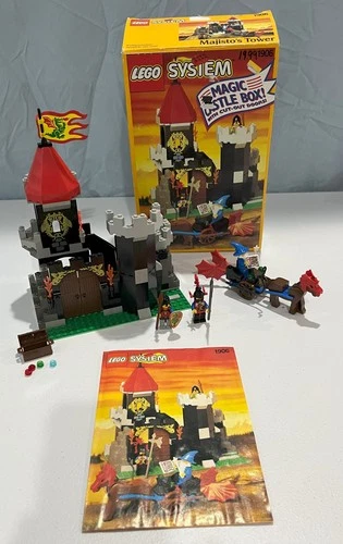 LEGO 1906 Castle Dragon Knights: Majisto's Tower 100% Complete w/Box & Manual