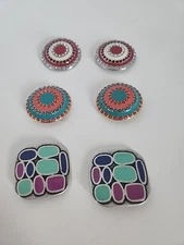 Lindsay Phillips Interchangeable Shoe Snaps Lot of 3 Pairs 