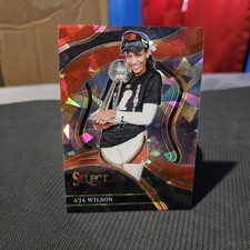 A'Ja Wilson 2024 WNBA Select Red Ice Prizm Courtside Card #243