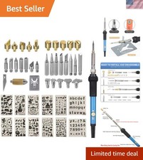 Wood Burning Kit, Wood Burning Tool Adjustable Temperature Woodburning Pyrogr...