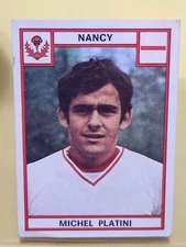 1976 Panini Football 76 Vignette Autocollante Michel Platini #172 Vintage France