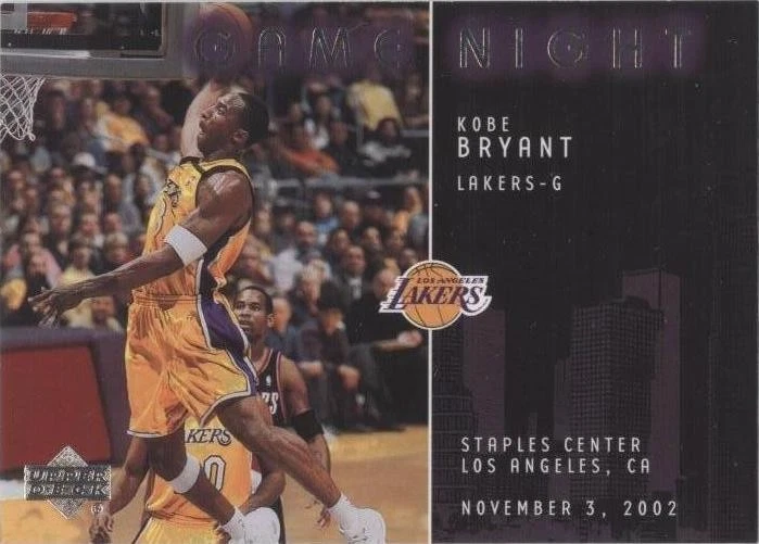 2002-03 Upper Deck Sweet Shot - Kobe Bryant #34 for sale | eBay