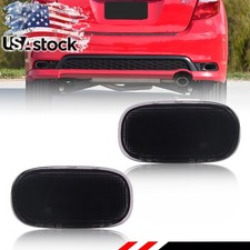 2X Smoke Rear Bumper Side Marker Reflectors For 96-05 Toyota RAV4 & 10-14 Matrix