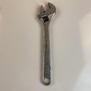 Vtg Diamond Adjustable Wrench 10 Inch Forged USA Hand Tool Drop Forged Steel