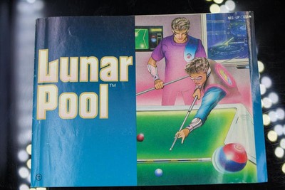 NO GAME- Authentic Manual ONLY! Nintendo NES LUNAR POOL